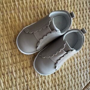 Kids Tan Slip-On Shoes